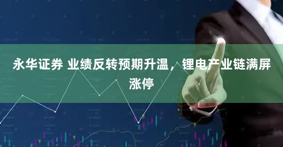 永华证券 业绩反转预期升温，锂电产业链满屏涨停